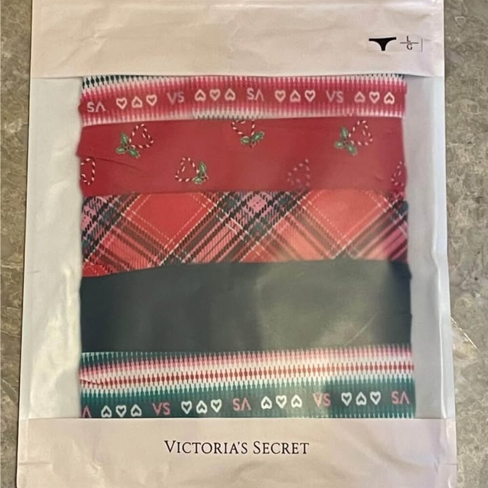 Victorias Secret 5 pack-no show thong panties-Size large